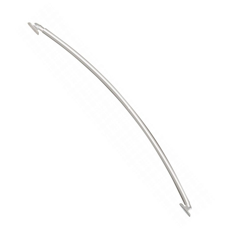 WENKO Teleskop-Badewannenstange bogenförmig 110–200 cm, chrom