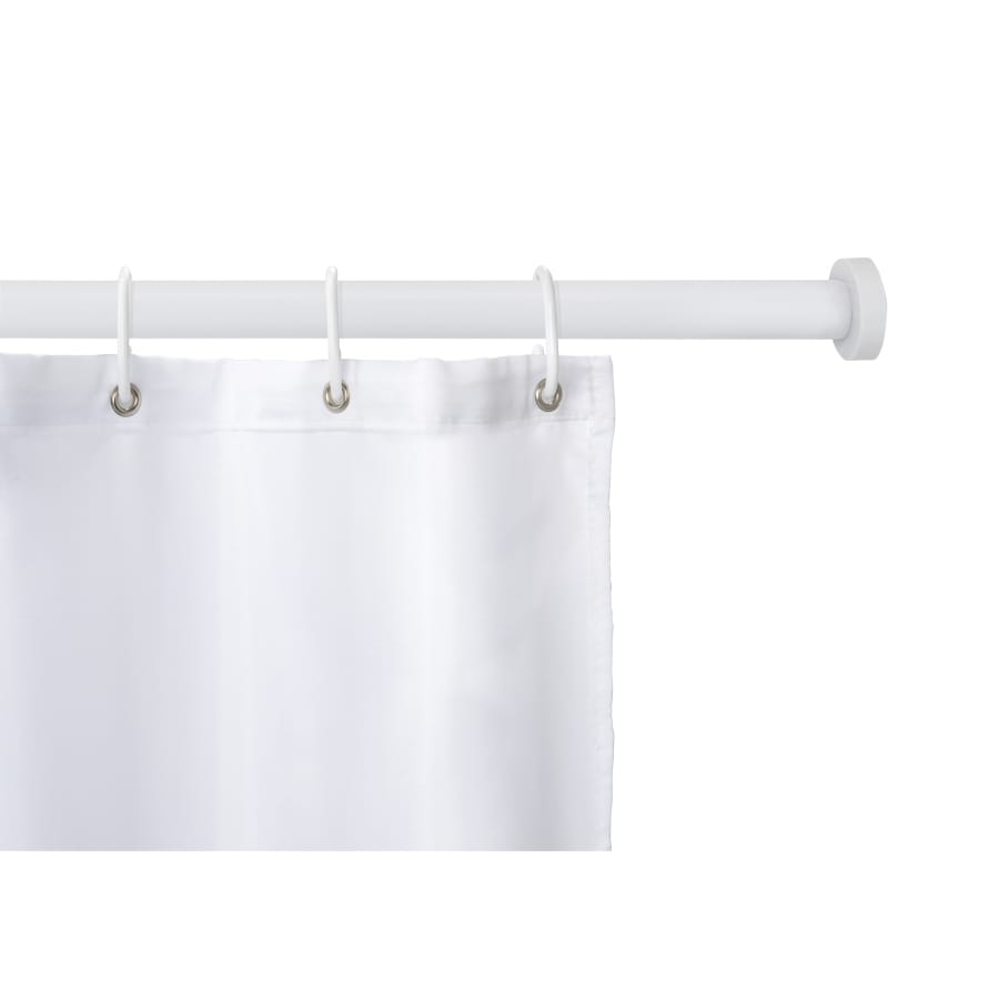 WENKO Teleskop-Duschstange Luz, 70–115 cm weiß