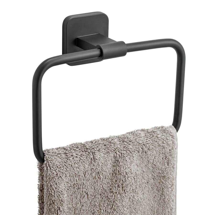 WENKO Turbo-Loc Handtuchring Porto schwarz