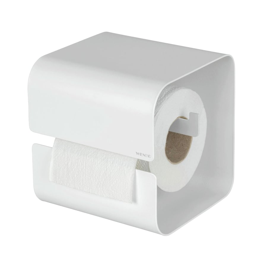 WENKO Turbo-Loc Toilettenpapierhalter Lizan weiß