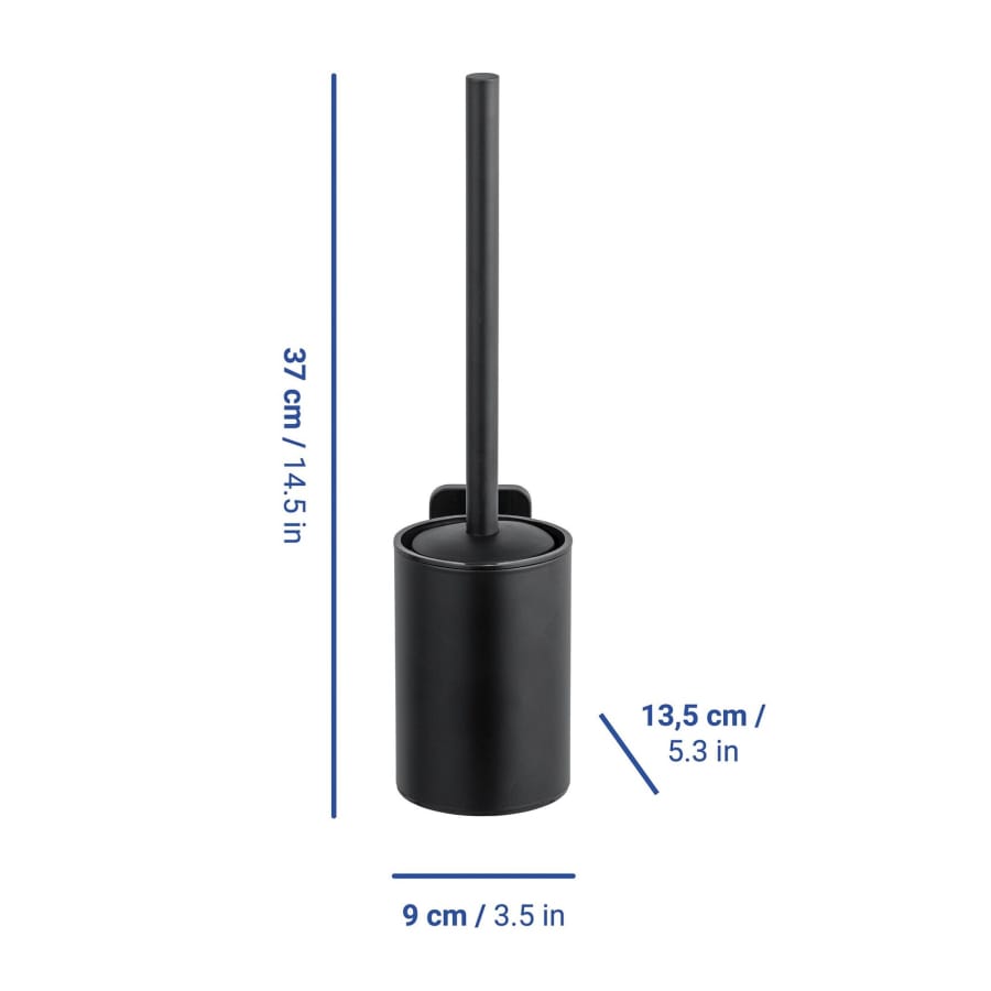 WENKO Turbo-Loc WC-Garnitur Porto, schwarz
