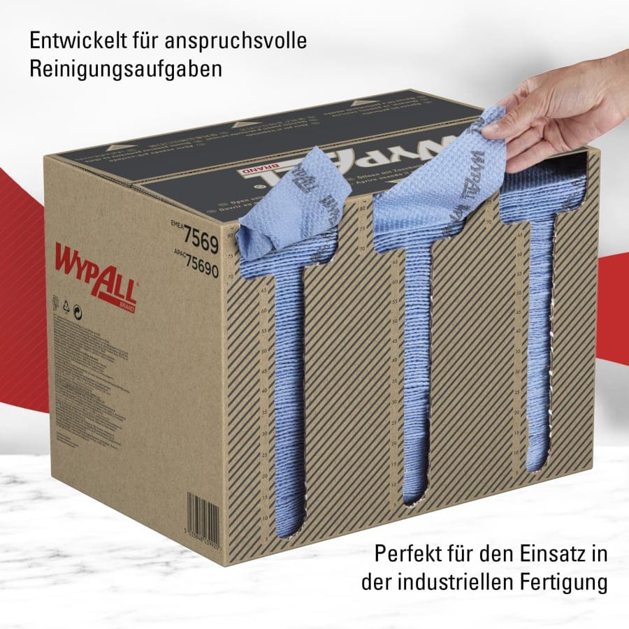 WypAll® Forcemax Wischtücher, 1-lagig, 33,5 x 34,5 cm