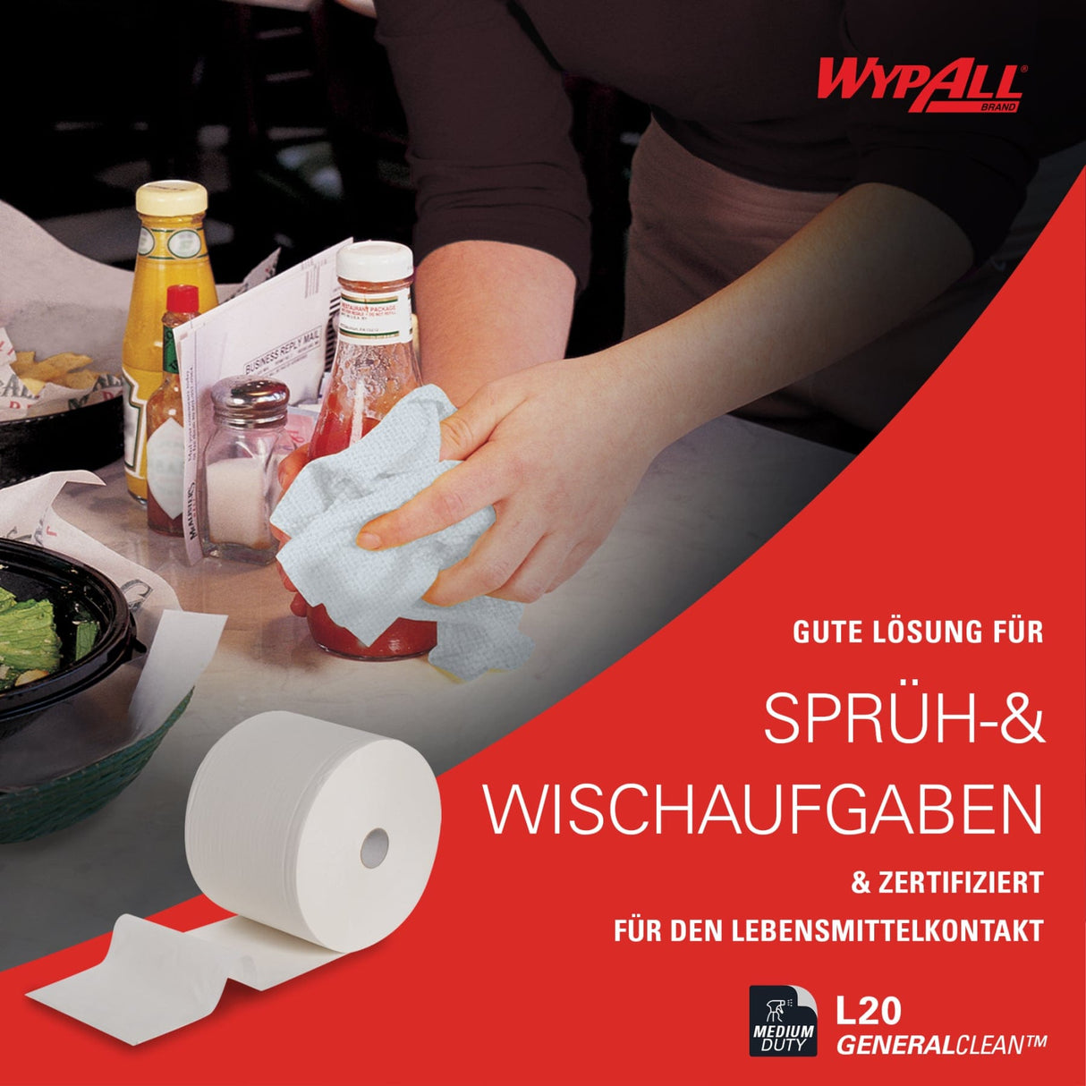 WYPALL* L20 Extra Wischtücher