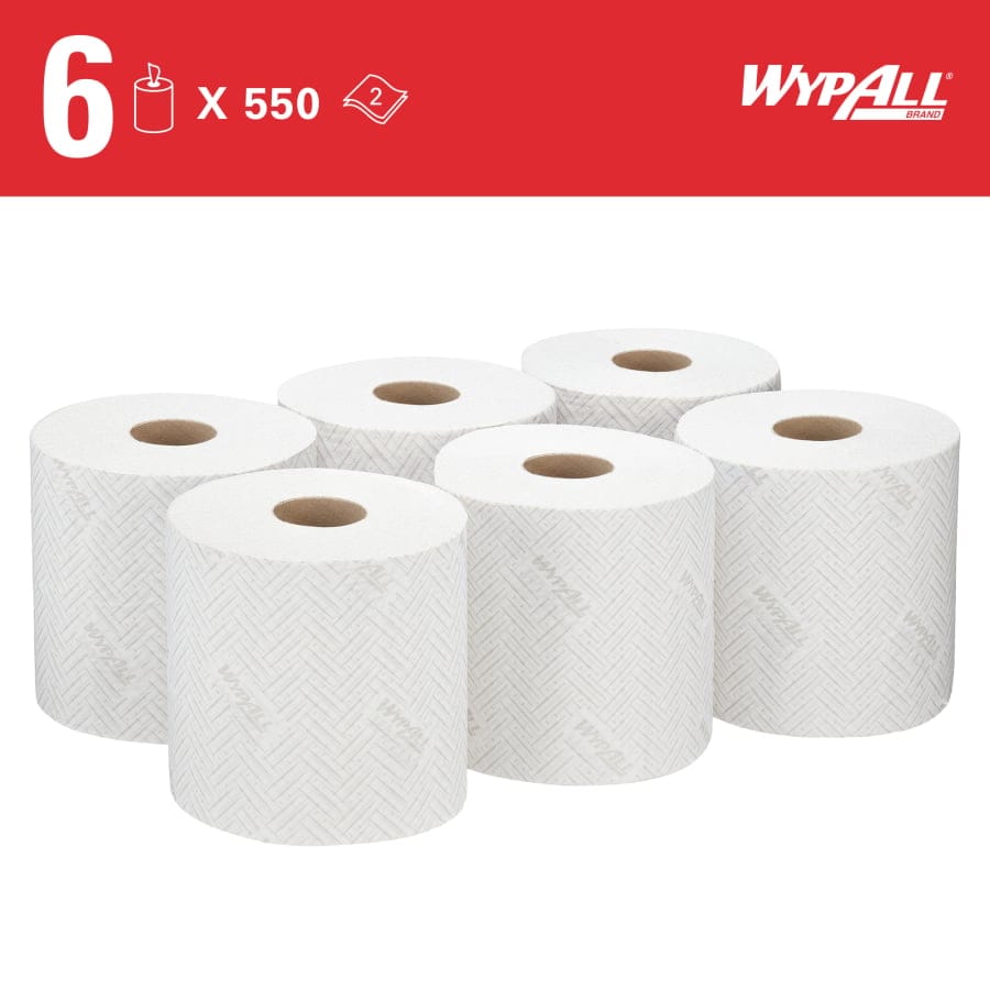 WypAll® L20 Wischtücher, 2-lagig, weiß