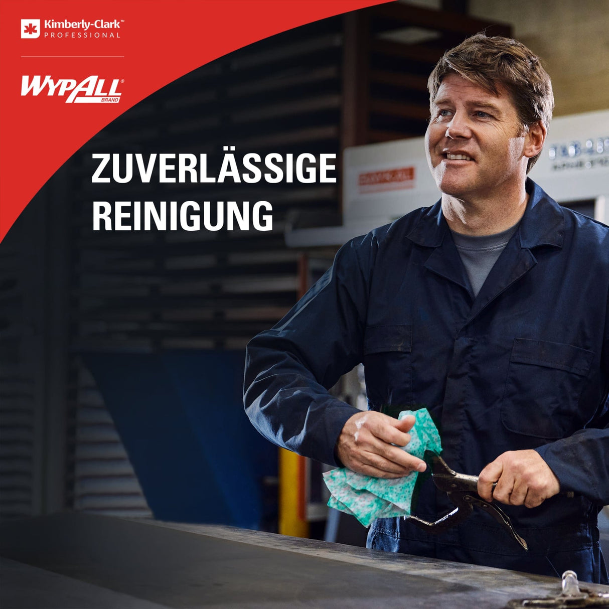 WYPALL* Reinigungstücher im Spendereimer
