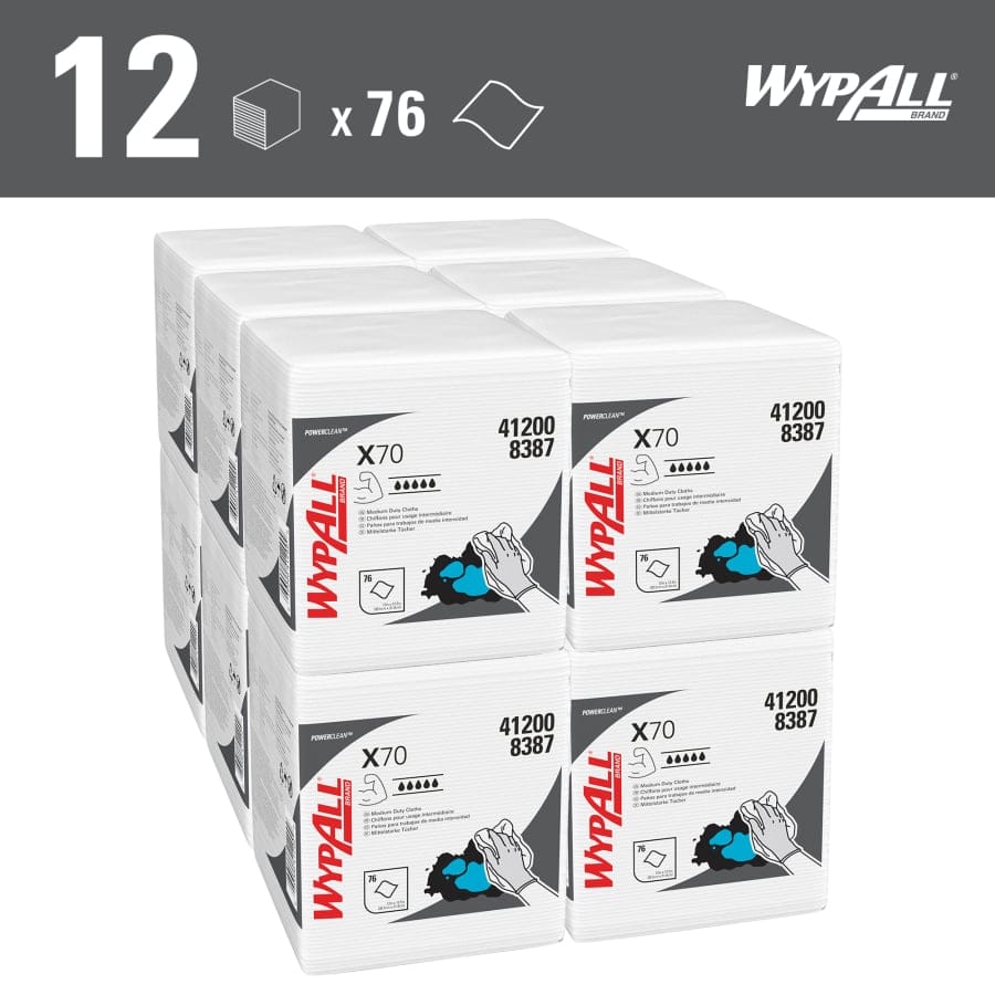 WYPALL* Reinigungstücher X70, Ölbindetücher, 1-lagig