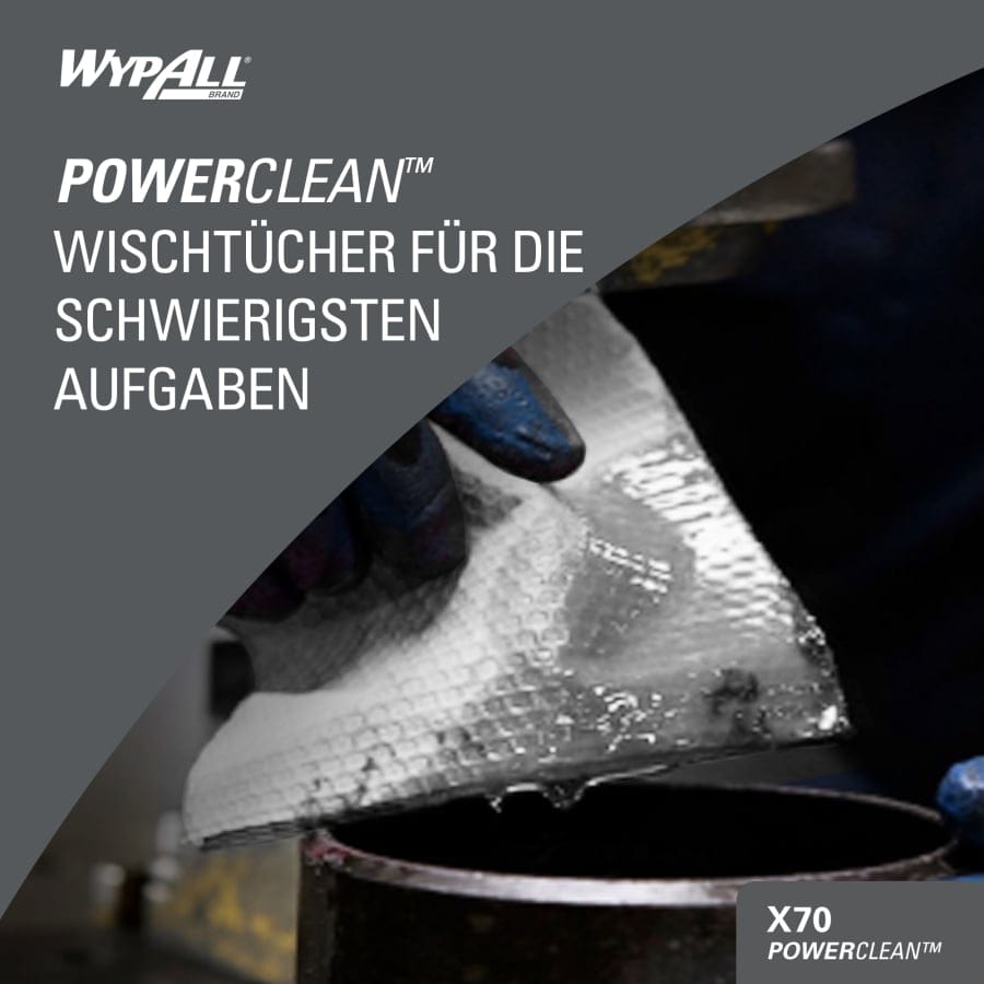 WYPALL* X70 Wischtücher, weiß
