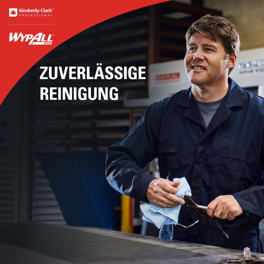 WYPALL* X80 Wischtücher, blau