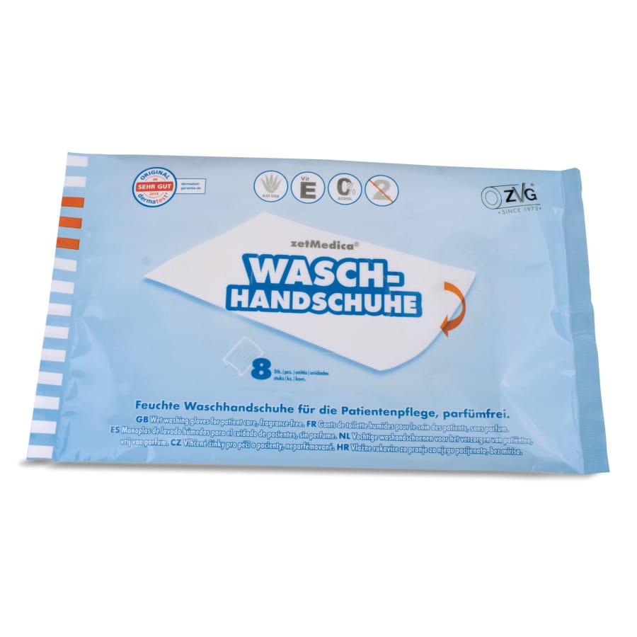 zetMedica Feuchte Waschhandschuhe