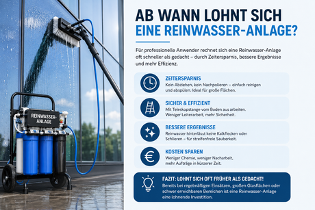 Ab wann lohnt sich eine Reinwasser-Anlage?