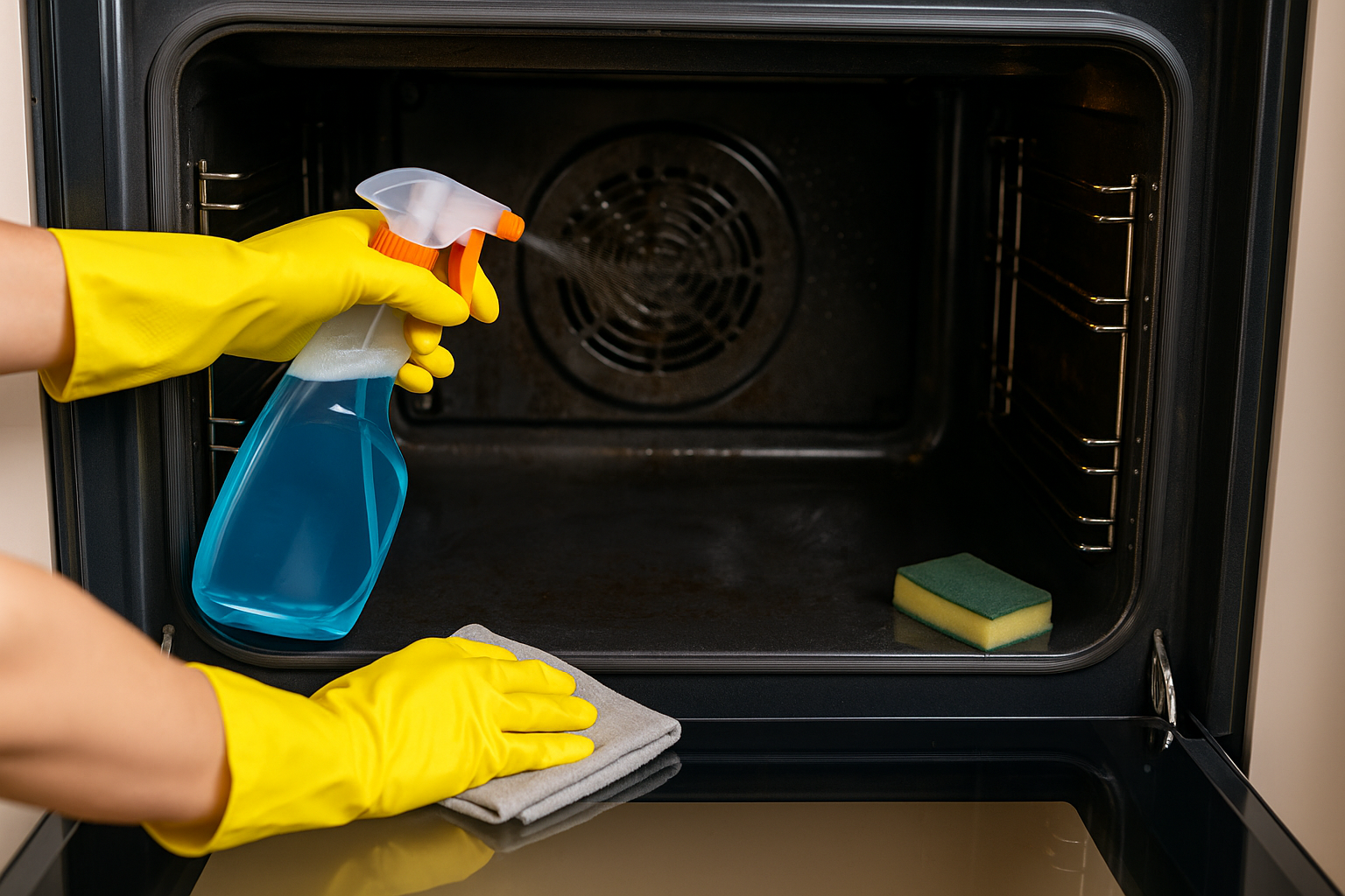 Backofen richtig reinigen – So wirst du eingebrannte Rückstände mühelos los!