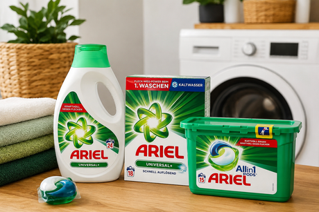 Vorgestellt: Die Marke Ariel - Premium Waschmittel für Haushalt und Gewerbe