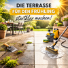 Die Terrasse für den Frühling startklar machen