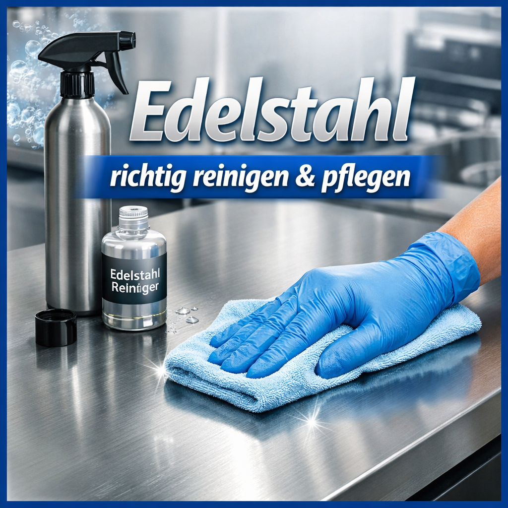 Edelstahl richtig reinigen und pflegen – so bleibt Edelstahl dauerhaft glänzend