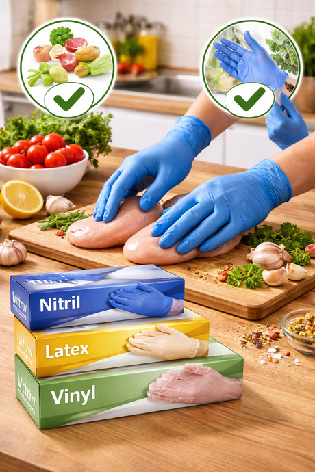 Einweghandschuhe in der Küche – worauf achten?