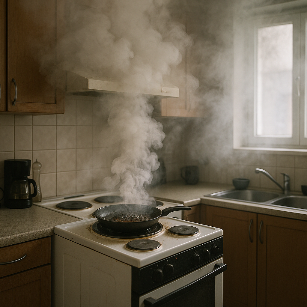 Verbrannter Geruch in der Wohnung – so wirst du ihn wirklich los