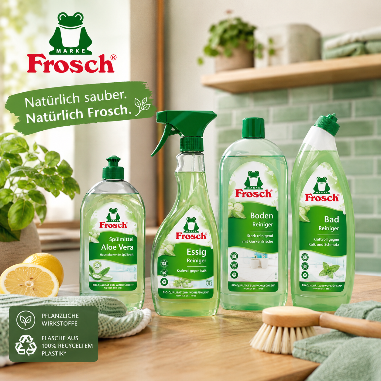 Vorgestellt: Reinigungsmittel der Marke Frosch
