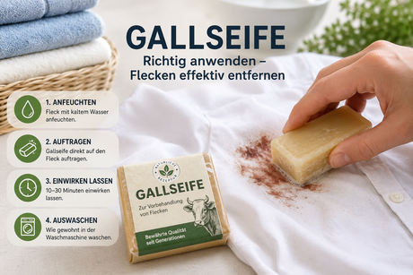 Gallseife richtig anwenden - Was ist Gallseife?