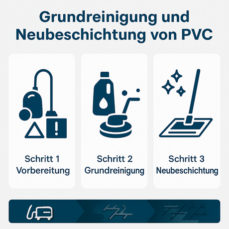 Grundreinigung und Neubeschichtung von PVC-Böden – Schritt-für-Schritt-Anleitung