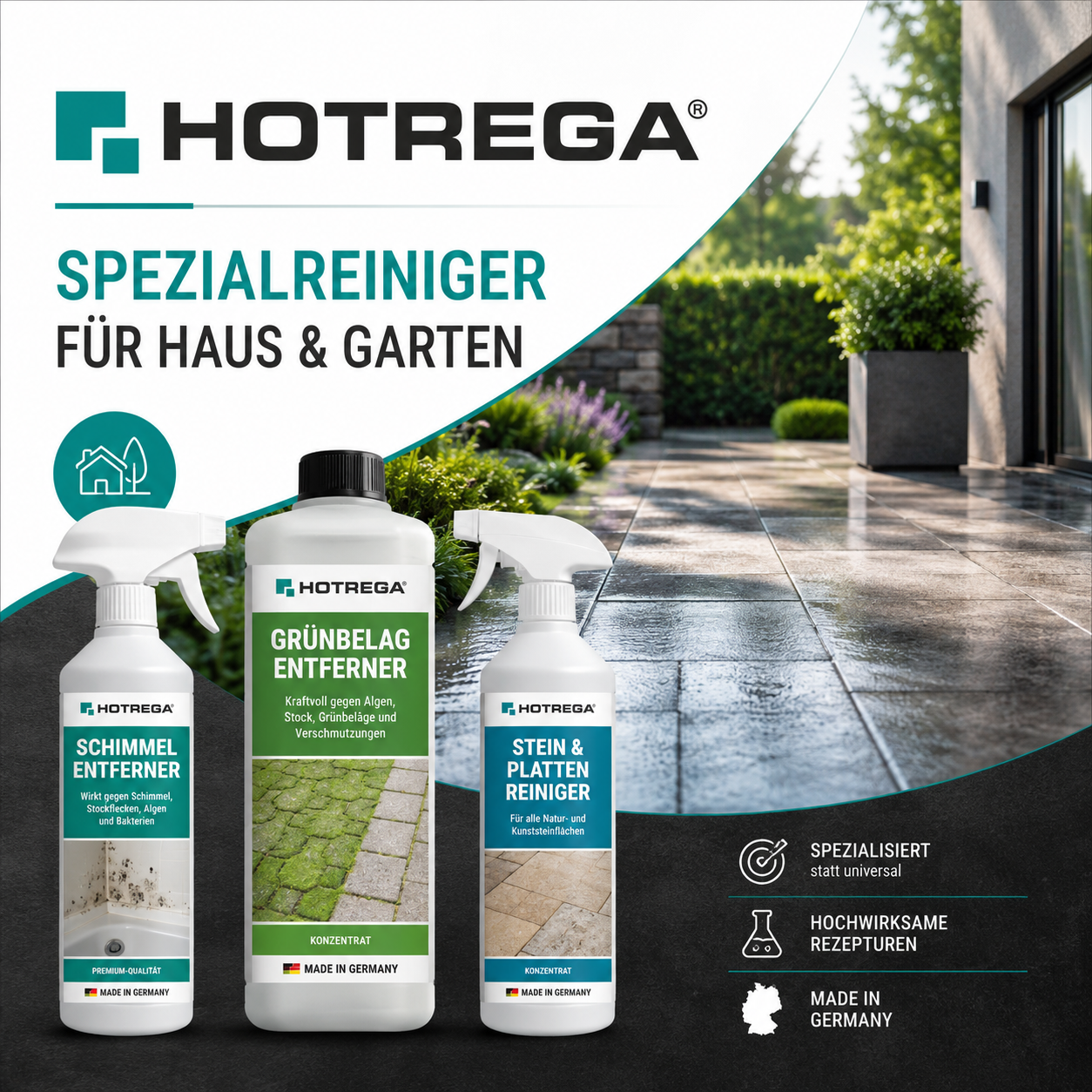 HOTREGA – Spezialreiniger für Haus, Garten und Gewerbe vorgestellt