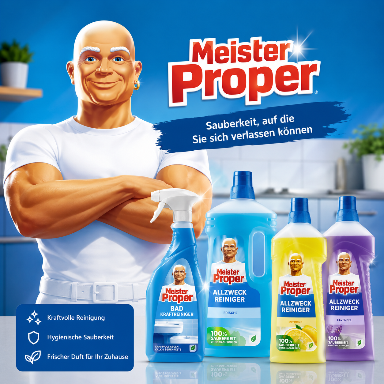 Meister Proper - Alles über den Muskelmann in der Reinigung