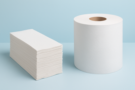 Falthandtücher vs. Papierrollen: Welches System ist kostengünstiger?