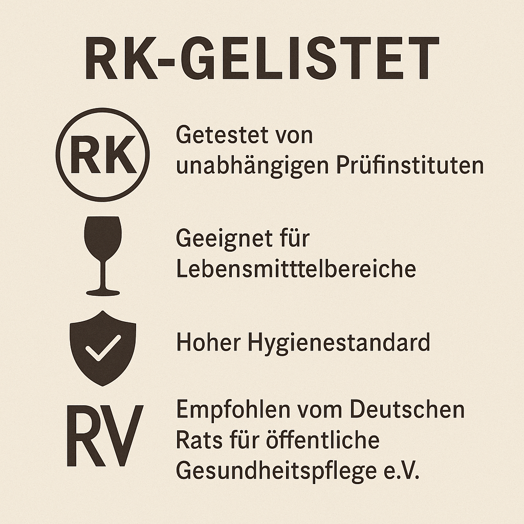 Was bedeutet RK gelistet?