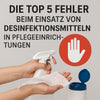 🦠 Die Top 5 Fehler beim Einsatz von Desinfektionsmitteln in Pflegeeinrichtungen