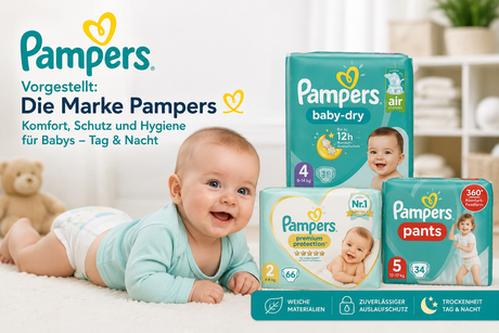 Pampers vorgestellt – Komfort, Schutz und Hygiene für Babys