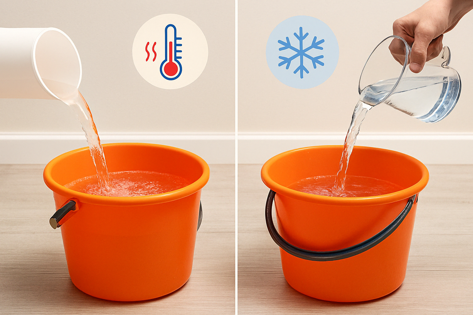 Warmes oder kaltes Wasser bei der Reinigung – was ist besser?