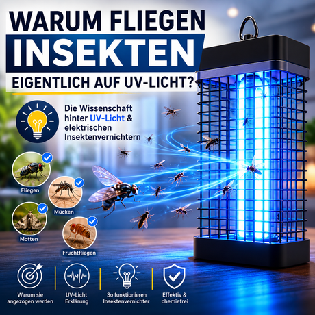 Warum fliegen Insekten eigentlich auf UV-Licht?