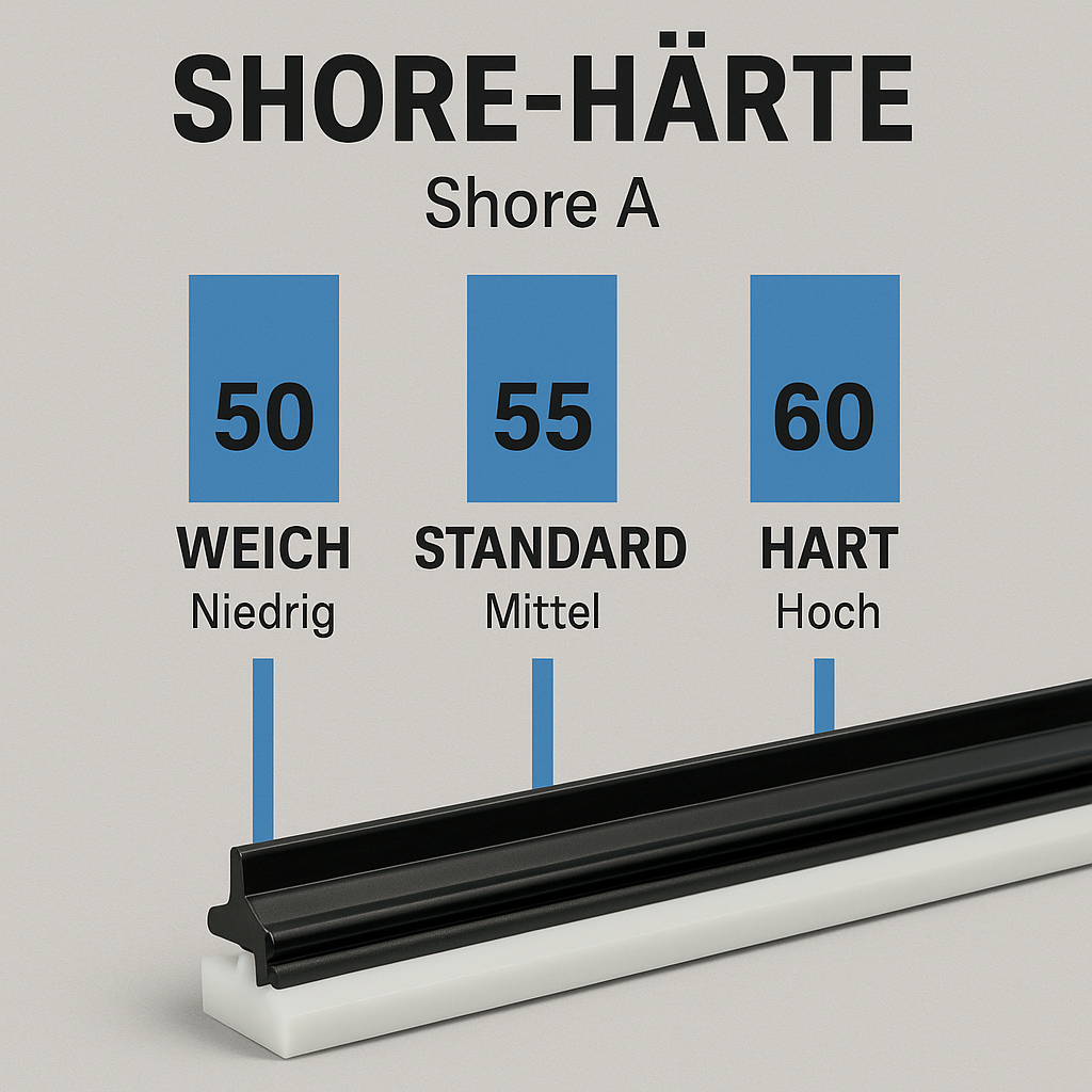 Bedeutung der Shore-Härte bei Wischergummis?!