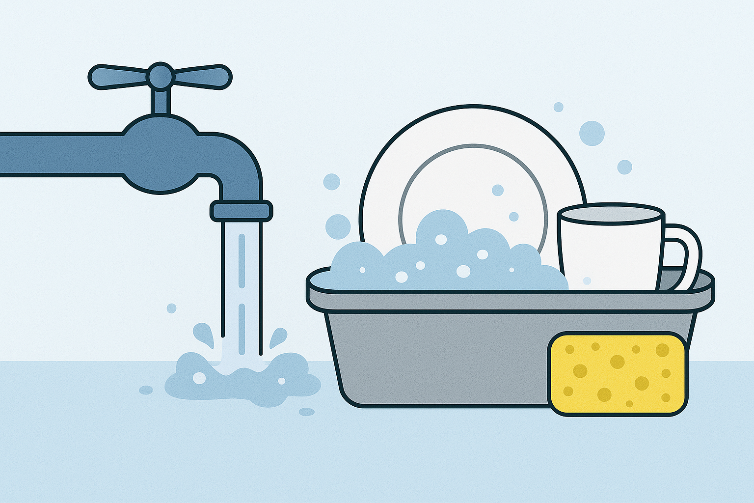 Die richtige Wassertemperatur beim Spülen – So wird's wirklich sauber!