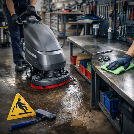 Werkstatt richtig reinigen: Sauberkeit, Sicherheit und Effizienz im Arbeitsalltag