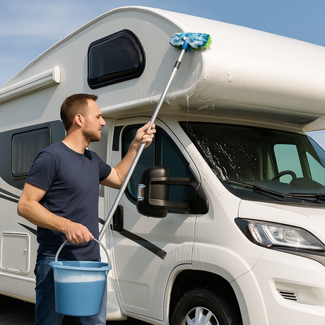 Wohnmobil richtig reinigen – Schritt-für-Schritt-Anleitung für innen & außen