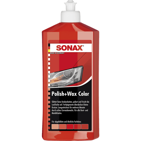 SONAX Polish+Wax Color Farbvariante: Rot