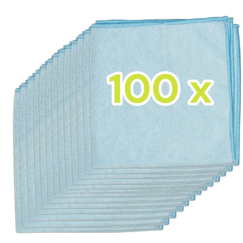 100er Pack Mikrofasertücher Blau