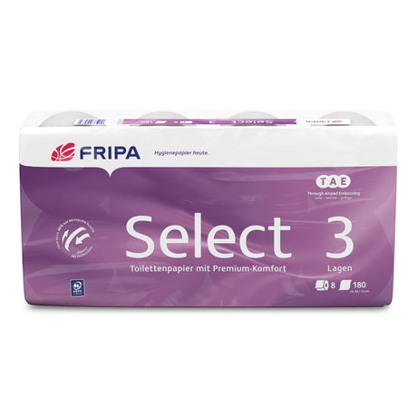 Fripa Select TAE Toilettenpapier, 3-lagig