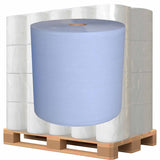 zetPutz Multiclean Putztuchrolle, blau 3-lagig, ½ Palette = 16 Rollen