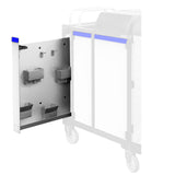 VERMOP Scandic X Toolbox Platinum White, blau, Art.-Nr. 121904