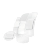 Pflaster-Strips Zinkbox halbtransparent, Pflaster einzeln