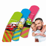 Lifemed Pflaster-Strips Box Kids Autos Rueckseite