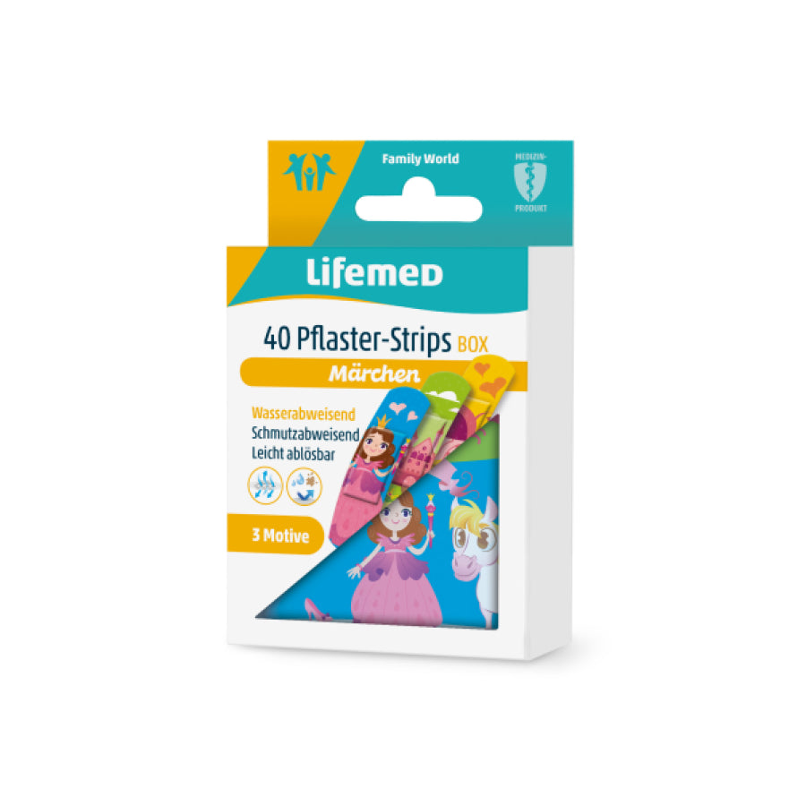 Lifemed Pflaster-Strips Box Kids Maerchen