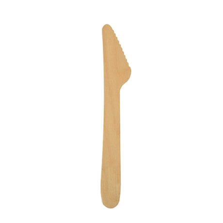 Papstar Pure Messer, Holz 1 Packung (500 Stück)