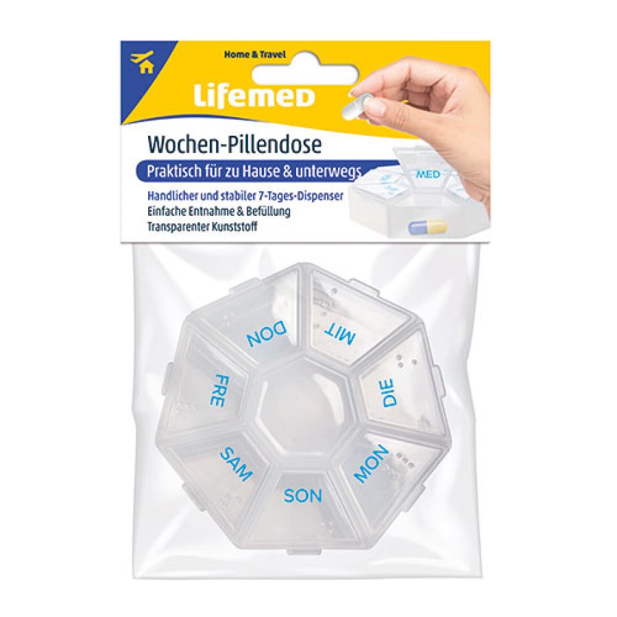 Wochen-Pillendose für 7 Tage