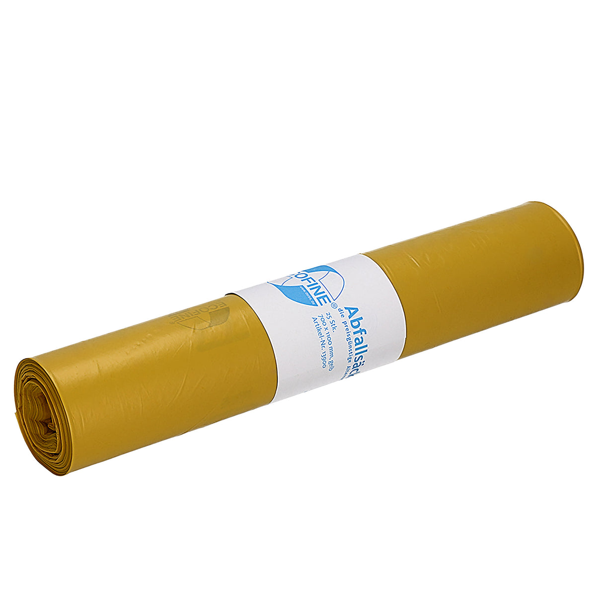DEISS Ecofine Müllsäcke 700 x 1100 - 120 Liter Farbe: Gelb