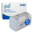 SCOTT® Control™ Blue Handtuchpapier, 1-lagig, 32 x 20 cm