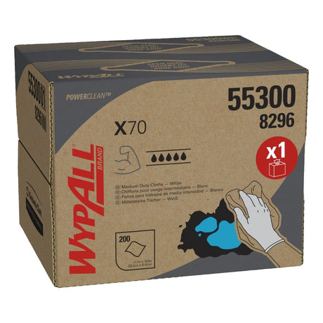 WYPALL* X70 Wischtücher, weiß