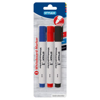 STYLEX Whiteboardmarker, 3 Farben