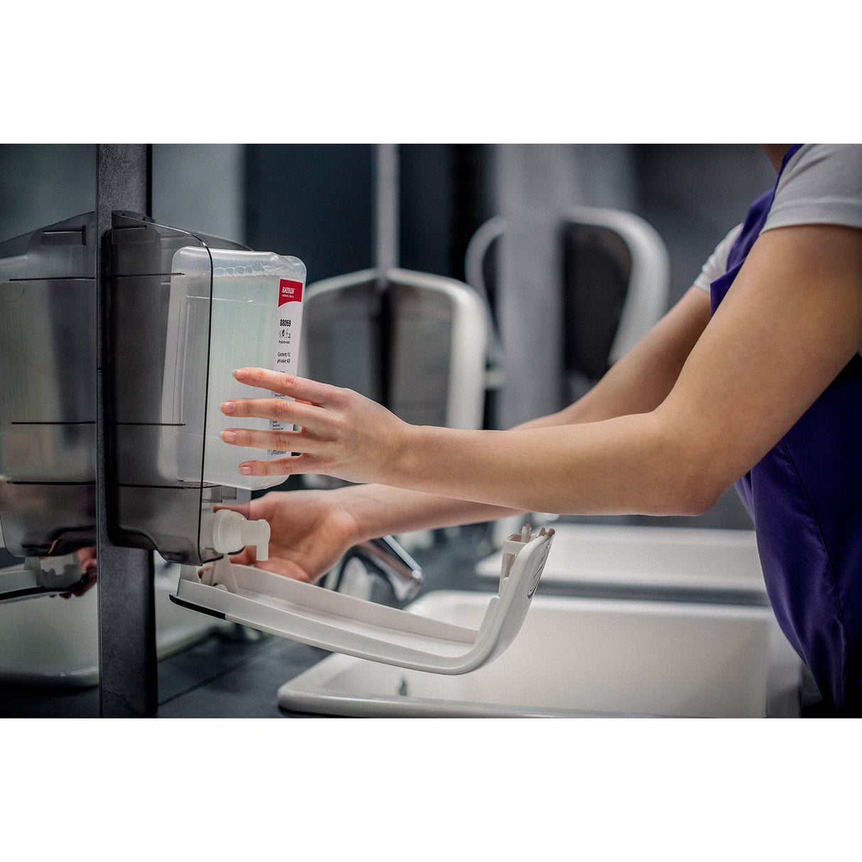 KATRIN Inclusive Seifenspender 1000 ml Farbvariante: Weiß